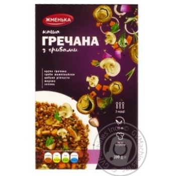 Каша гречневая Жменька с грибами 200г купить, цены на МегаМаркет - фото 1