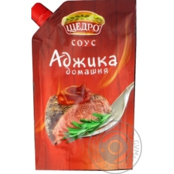 Соус Щедро Аджика домашняя 200г купить, цены на МегаМаркет - фото 1