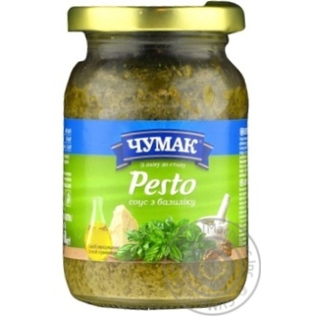 Соус Чумак Pesto з базиліку 160г купити, ціни на МегаМаркет - фото 1