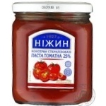 Tomato paste Nizhyn tomato 470g glass jar