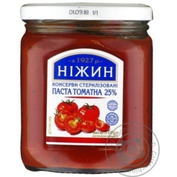 Паста томатная Нежин 25% 470г купить, цены на МегаМаркет - фото 1