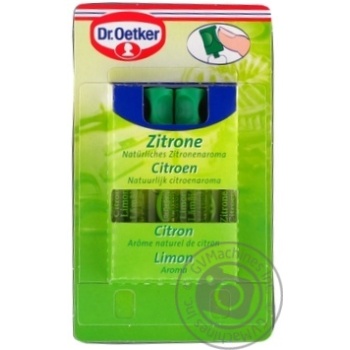 Ароматизатор Лимон Dr.Oetker 8г купити, ціни на МегаМаркет - фото 1