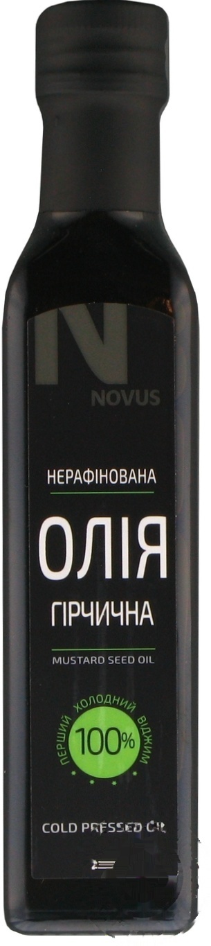 

Масло из семян горчицы Novus нерафинированное 230г
