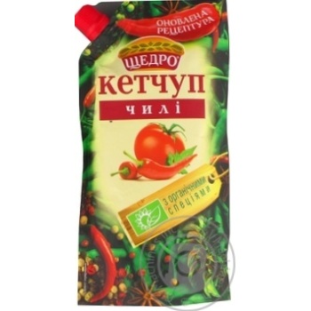 Кетчуп Щедро Чилі 300г купити, ціни на МегаМаркет - фото 2
