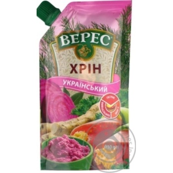 Хрін Верес Український 130г купити, ціни на МегаМаркет - фото 3