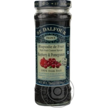 Jam St.dalfour raspberry 284g glass jar France - buy, prices for MegaMarket - photo 1