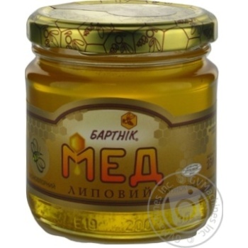 Honey Bartnik linden 250g glass jar - buy, prices for MegaMarket - photo 1