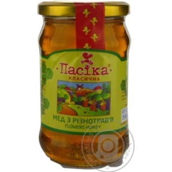 Pasika polyfleur natural honey 400g - buy, prices for MegaMarket - photo 1