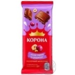 Korona with nuts and raisins milk chocolate 85g