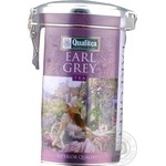 Black tea Qualitea Earl Grey with bergamot 200g can Sri Lanka