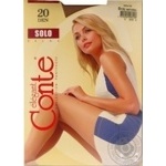 Колготи жін. поліамідні Conte Elegant Solo 20 р.5 Natural