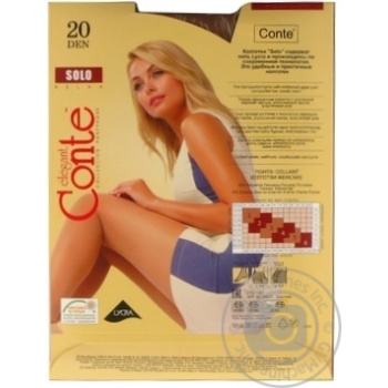 Conte Solo Bronz Tights 20 den Size 4 - buy, prices for Za Raz - photo 4