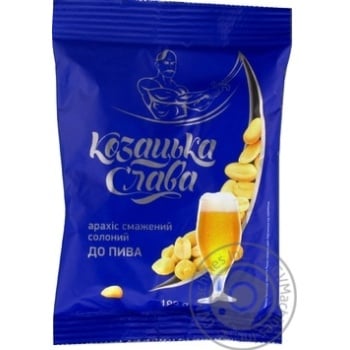 Арахис Козацька слава К пиву жареный соленый 180г купить, цены на МегаМаркет - фото 4