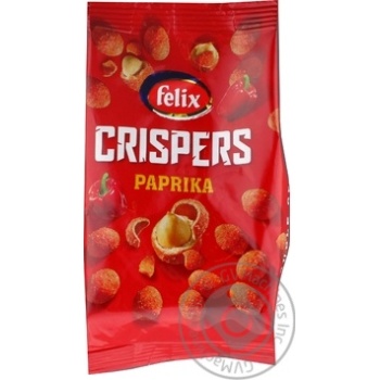 Арахіс у хрумкій оболонці Felix Crispers зі смаком паприки 140г купити, ціни на МегаМаркет - фото 1