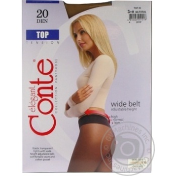 Колготы женские Conte Top 20ден р.3 Natural - купить, цены на ULTRAMARKET - фото 5