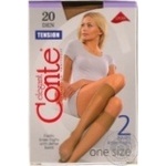 Гольфи жін.Conte Elegant Tension 20 natural р23-25 2пари/уп