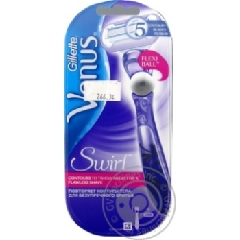 Бритва Venus Swirl с одной сменной кассетой купить, цены на МегаМаркет - фото 2