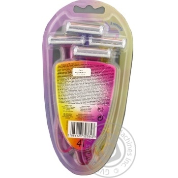 Бритва жіноча BIC Miss Soleil colour collection 4шт купити, ціни на МегаМаркет - фото 3