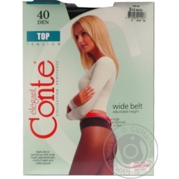 Колготы женские Conte Top 40ден р.2 Nero - купить, цены на ULTRAMARKET - фото 5