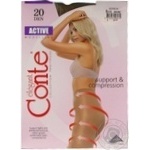 Колготи жін. поліамідні Conte Elegant Active 20 р.5 Bronz