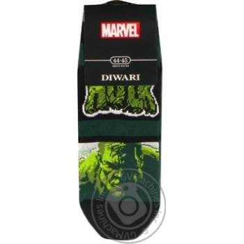 Diwari Marvel Men's Socks s.29 063 dark green 17C-141SPM - buy, prices for MegaMarket - photo 2