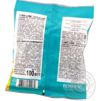 Конфеты Roshen Yummi Gummi Tortila Land 100г купить, цены на МегаМаркет - фото 4