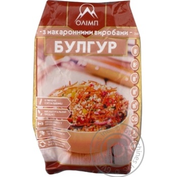 Крупа булгур з макаронними виробами Олімп 700г купить, цены на МегаМаркет - фото 1