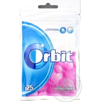 Orbit Bubblemint Сhewing gum 35g - buy, prices for MegaMarket - photo 1