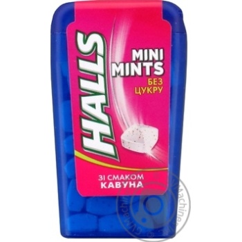 Halls Mini mint sugar free with taste of watermelon сandy 12.5g - buy, prices for MegaMarket - photo 1
