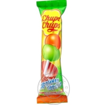 Карамель Chupa Chups Двойная порция 16,8г купить, цены на МегаМаркет - фото 1