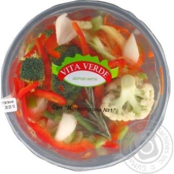 Суп мінестроне №1 Vita Verde 480г купити, ціни на МегаМаркет - фото 1