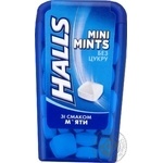 Конфеты Halls мини минтс со вкусом мяты 12.5г