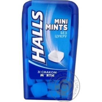 Halls Mint mini sugar free сandy 12.5g - buy, prices for MegaMarket - photo 1