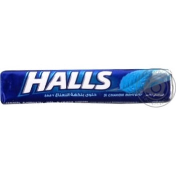 Леденцы Halls со вкусом ментола 25,2г купить, цены на МегаМаркет - фото 1