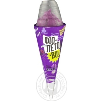 Rud Fioletovo with guarana frozen ice-cream 150g - buy, prices for MegaMarket - photo 1