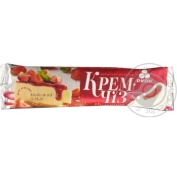 Rud сheesecake-strawberries ice-cream 50g - buy, prices for MegaMarket - photo 1