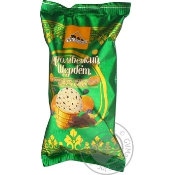 Three Bears Korolivskyi sherbet Ice-cream in wafer cup 70g - buy, prices for MegaMarket - photo 1