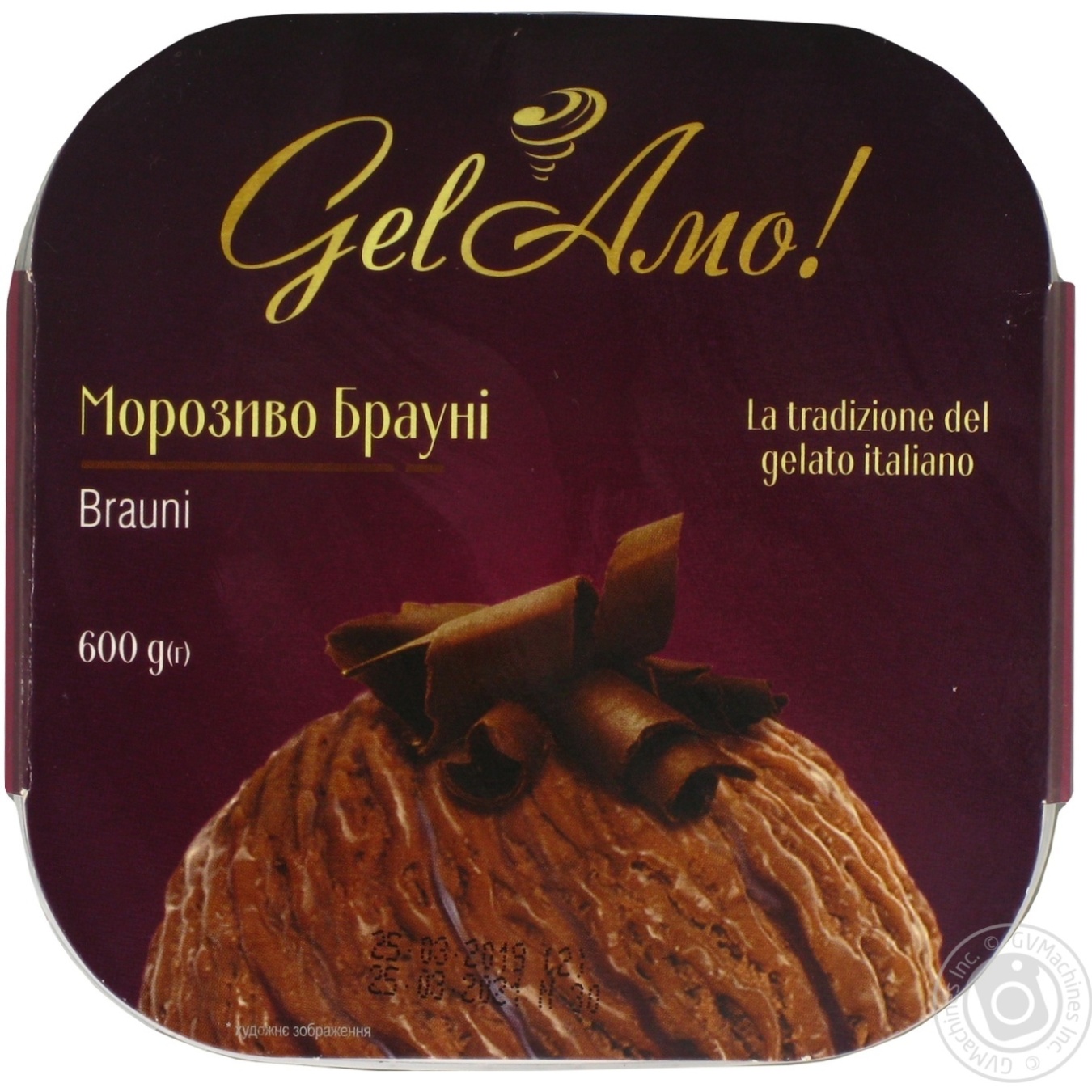 

Мороженое Gel'Amo Брауни 600г