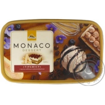 Мороженое Три Медведя Мonaco Dessert тирамису 500г купить, цены на МегаМаркет - фото 1