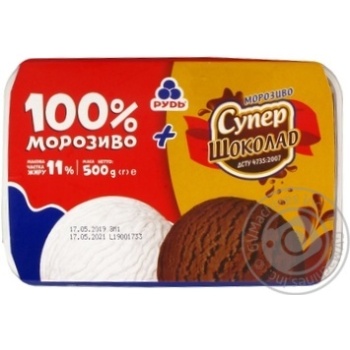Rud With Chocolate And Plombir Ice-Cream - buy, prices for MegaMarket - photo 1