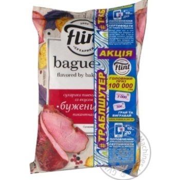 Snack Flint with 	baked ham 60g - buy, prices for MegaMarket - photo 1