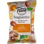 Сухарики Flint Baguette пшеничные со вкусом грибов в сливочном соусе 60г