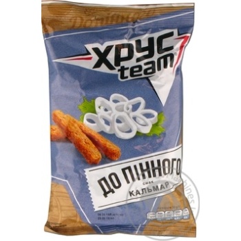 HrusTeam Crisps with squid taste 70g - buy, prices for MegaMarket - photo 4