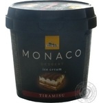 Мороженое Три Медведя Monaco Dessert Тирамису в пластиковом стаканчике 70г