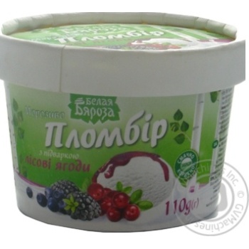 Ice-cream Belaya byaroza with berries - buy, prices for MegaMarket - photo 1