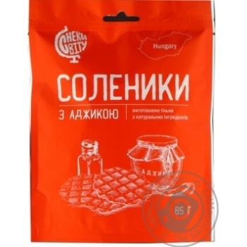 Snack with adjika salt 85g - buy, prices for MegaMarket - photo 1