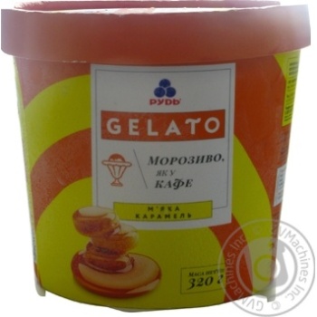 Мороженое Рудь Gelato Мягкая карамель сливочное в ведре 320г купить, цены на МегаМаркет - фото 3
