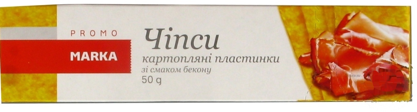 

Чипсы Marka Promo картофельные пластинки со вкусом бекона 50г