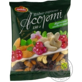 Mix of nuts cranberry Aromix 150g - buy, prices for MegaMarket - photo 3