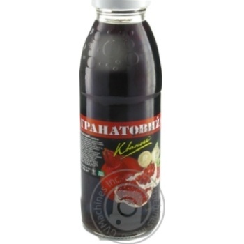 Pomegranate juice with sugar Kvant glass bottle 300ml Ukraine - buy, prices for MegaMarket - photo 1
